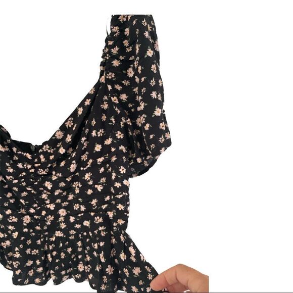 ASTR The Label Sweetheart Neckline Ditsy Floral Top L - Picture 5 of 9